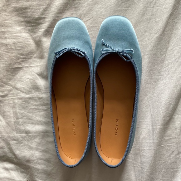 Doen Shoes - Doen Ballerina Flats in Blue Thistle sz 39.5 NIB